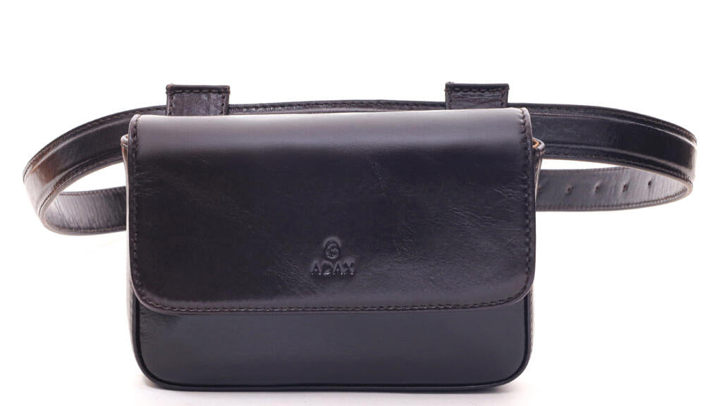 Milano Rosa bæltetaske - mørkebrun